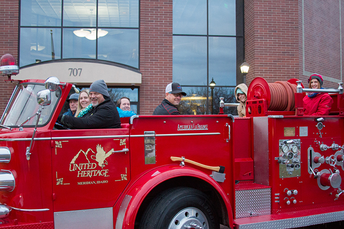 United Heritage Insurance firetruck